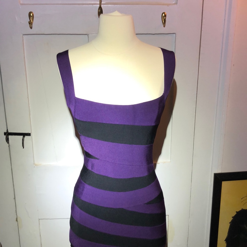 Bebe bodycon halter style dress.